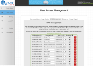 wavewifi mbr mnc device management