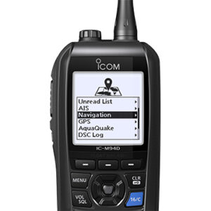 Icom M94D Handheld VHF gps, ais, dsc, navigate