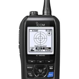 icom m94d handheld vhf sos radar view dsc ais gps navigate