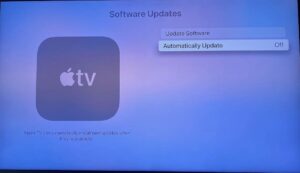apple tv software auto update