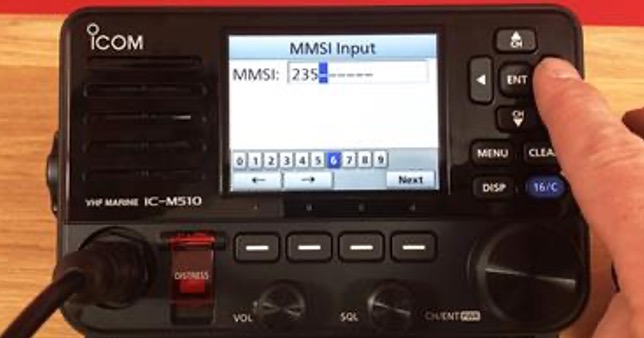 vhf-mmsi m510 vhf with mmsi