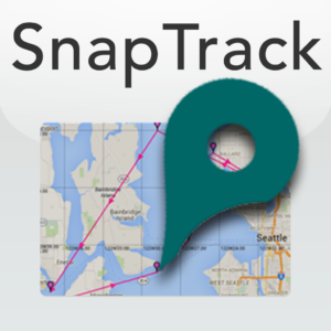 snaptrack logo with map for iridium go! unlimited tracking plan