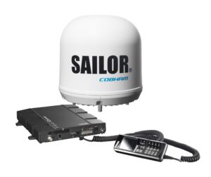 SAILOR Fleet One: Satellite Broadband Terminal w/IP Handset SAILOR Fleet One: Satellite Broadband Terminal w/IP Handset