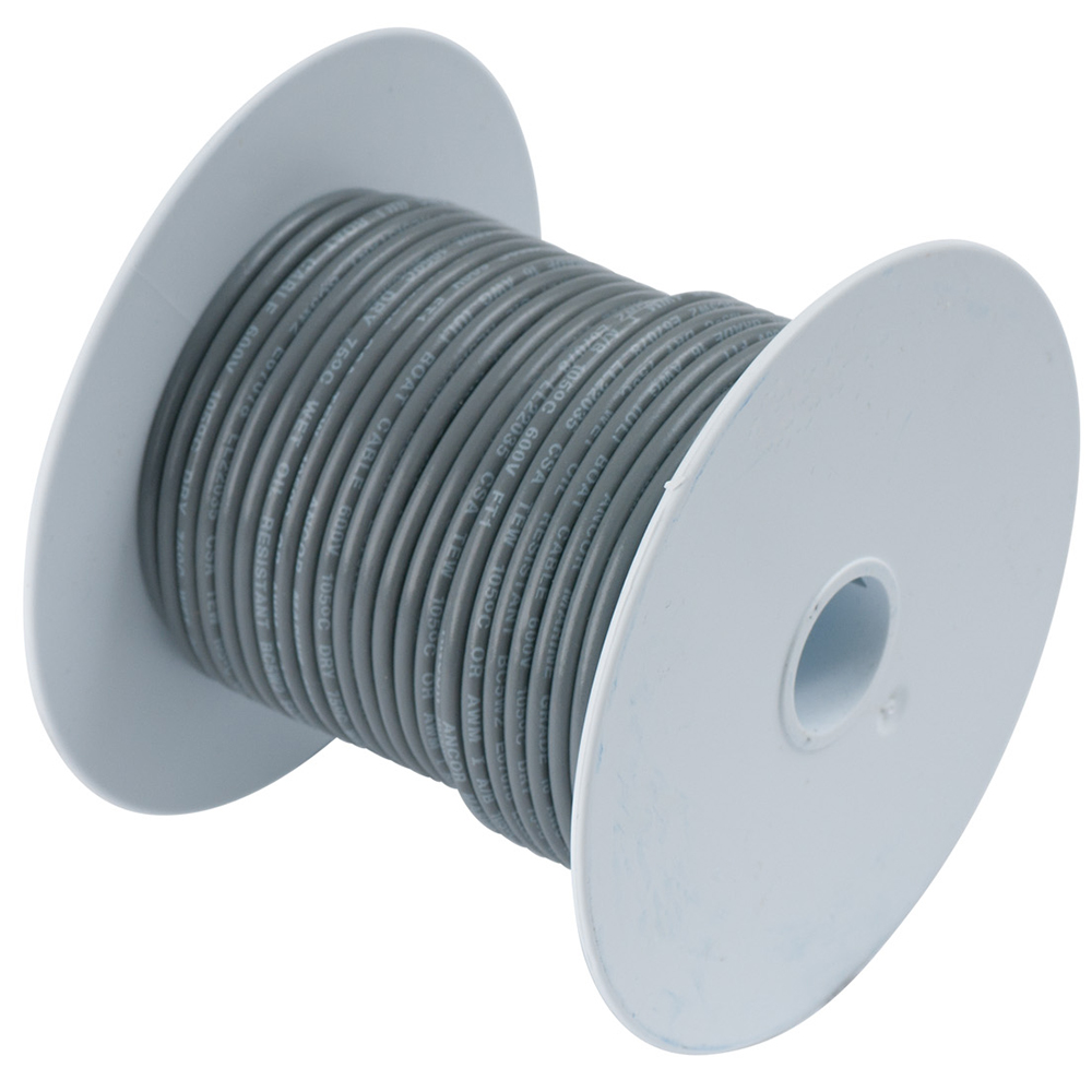 Ancor Grey 14 AWG Tinned Copper Wire – 100FT Spool